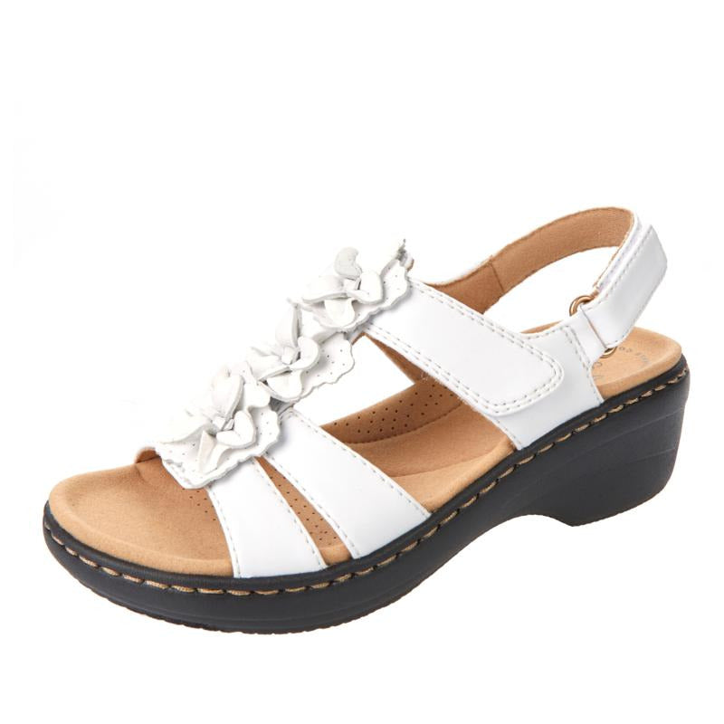 Women's Orthopedic Wedge Sandals Bordeaux – Comfort and Elegance
