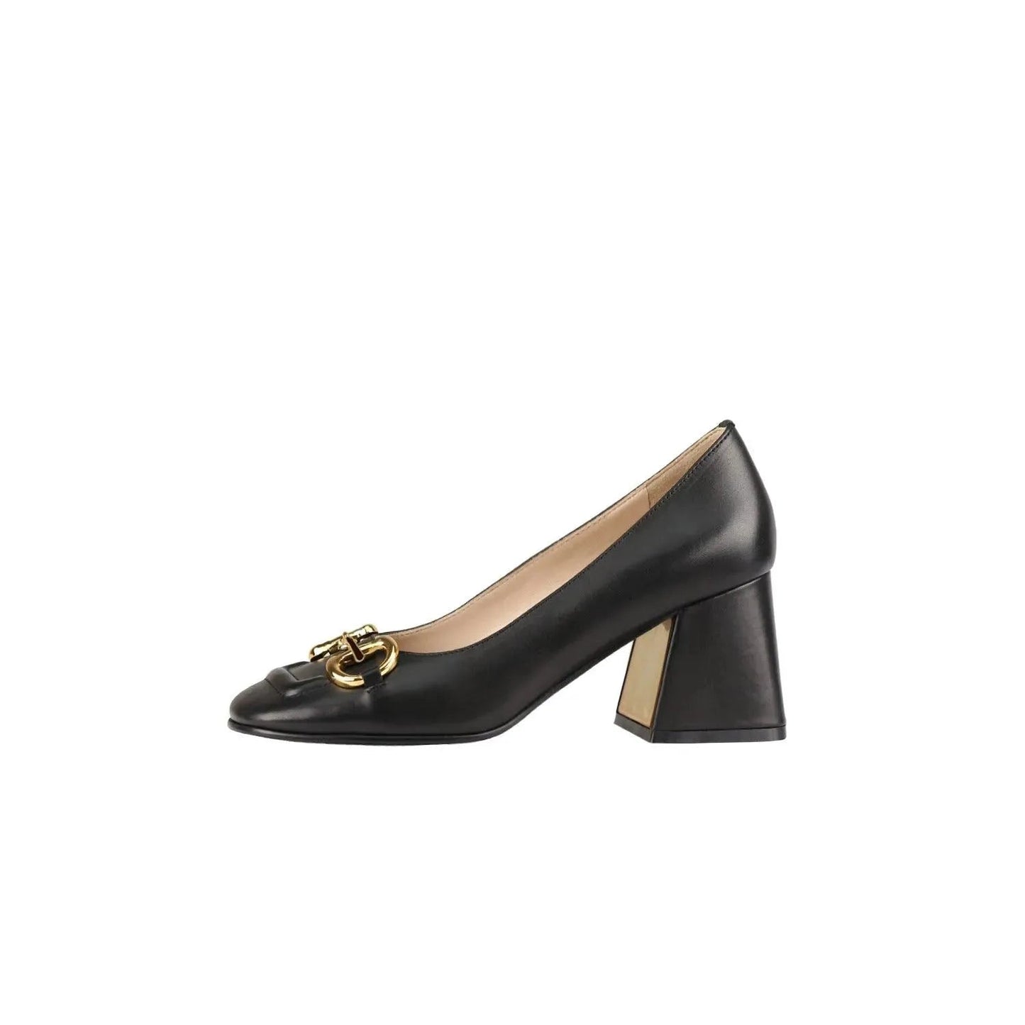 Women's Retro Shoes with High Heels and Buckle - Timeless Elegance and Style