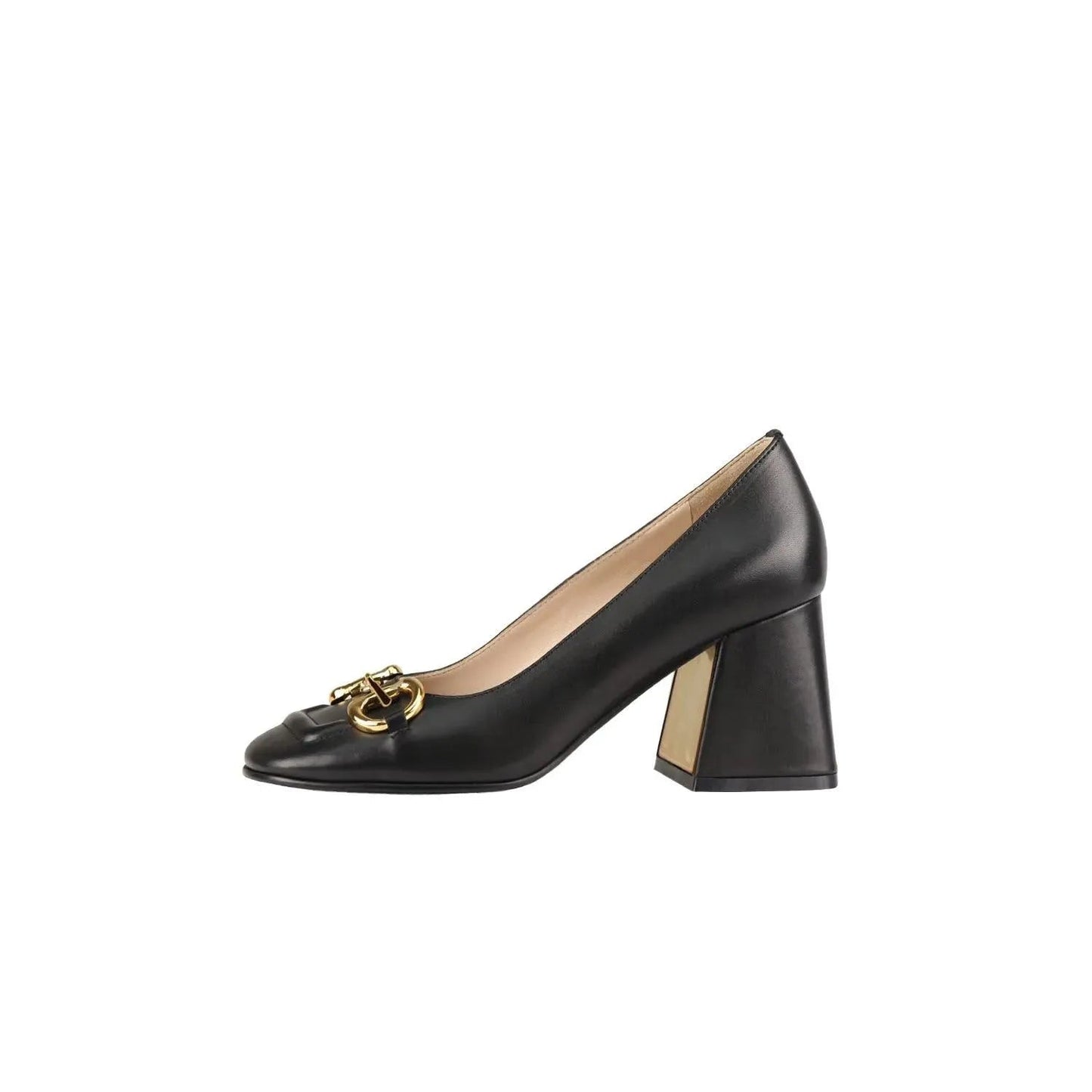 Women's Retro Shoes with High Heels and Buckle - Timeless Elegance and Style