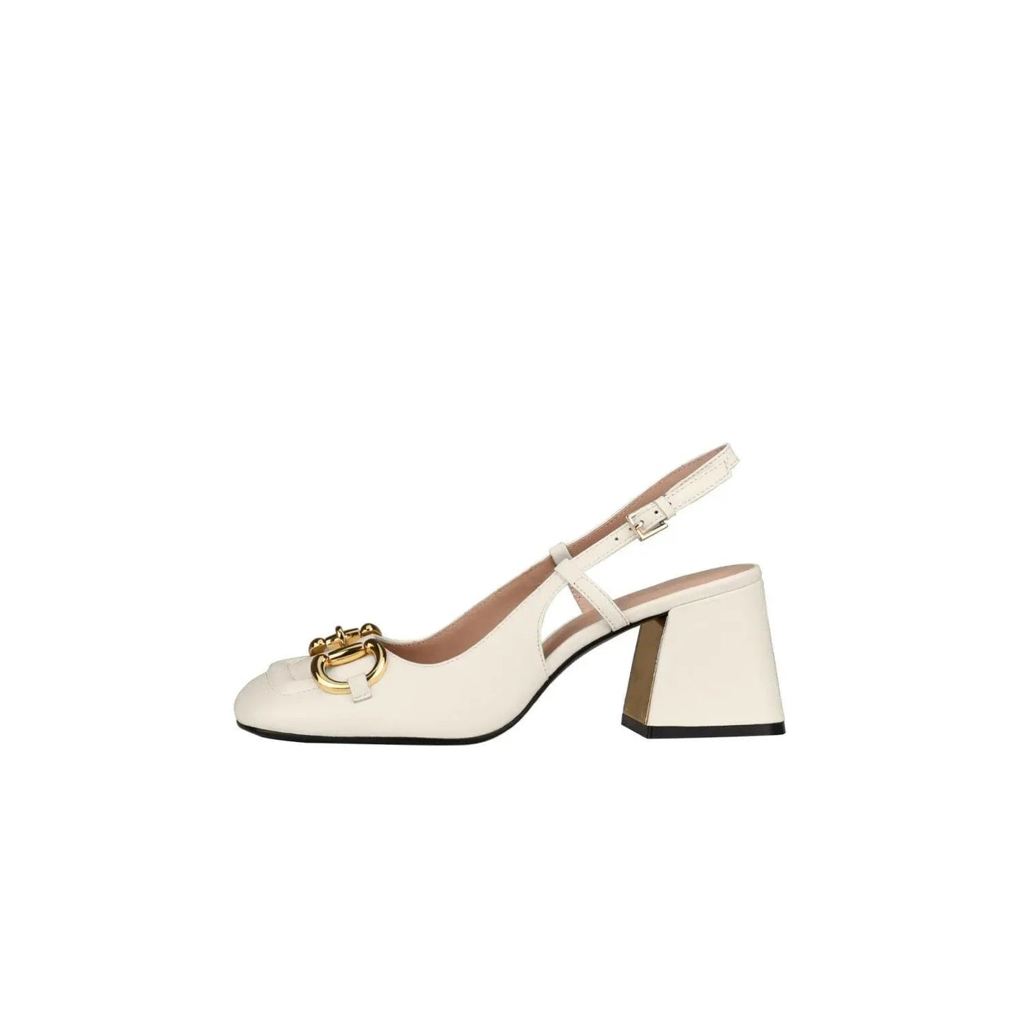 Women's Retro Shoes with High Heels and Buckle - Timeless Elegance and Style