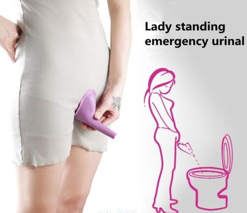 Women's Reusable Silicone Urinal Funnel for Outdoor Use
