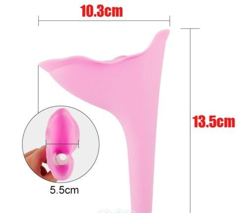 Women's Reusable Silicone Urinal Funnel for Outdoor Use