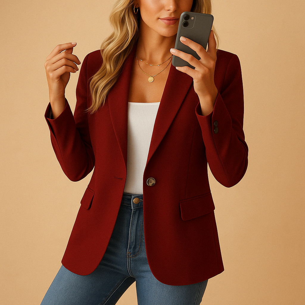 Women's Single-Breasted Blazer