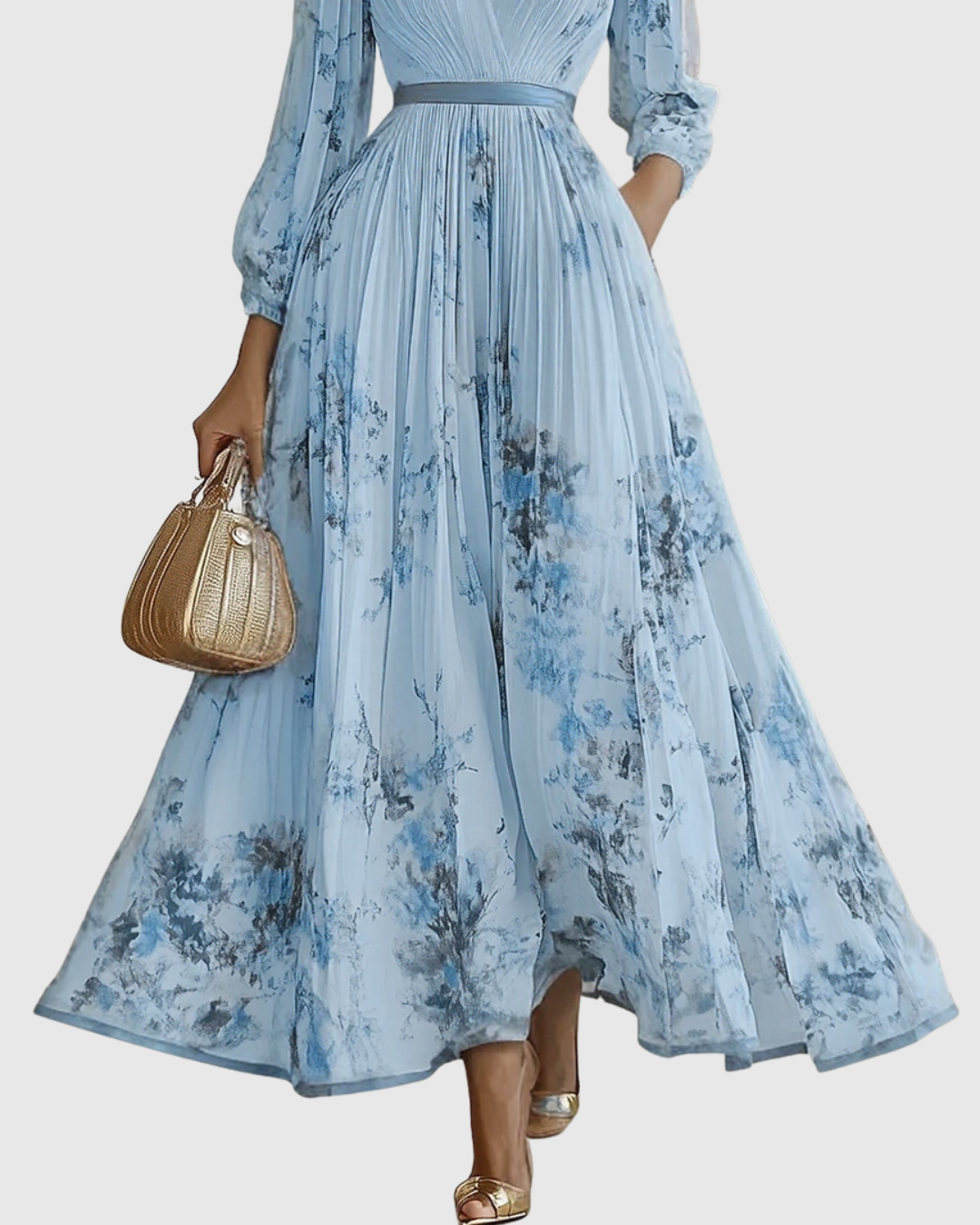 Women's Sleeveless A-Line Midi Dress