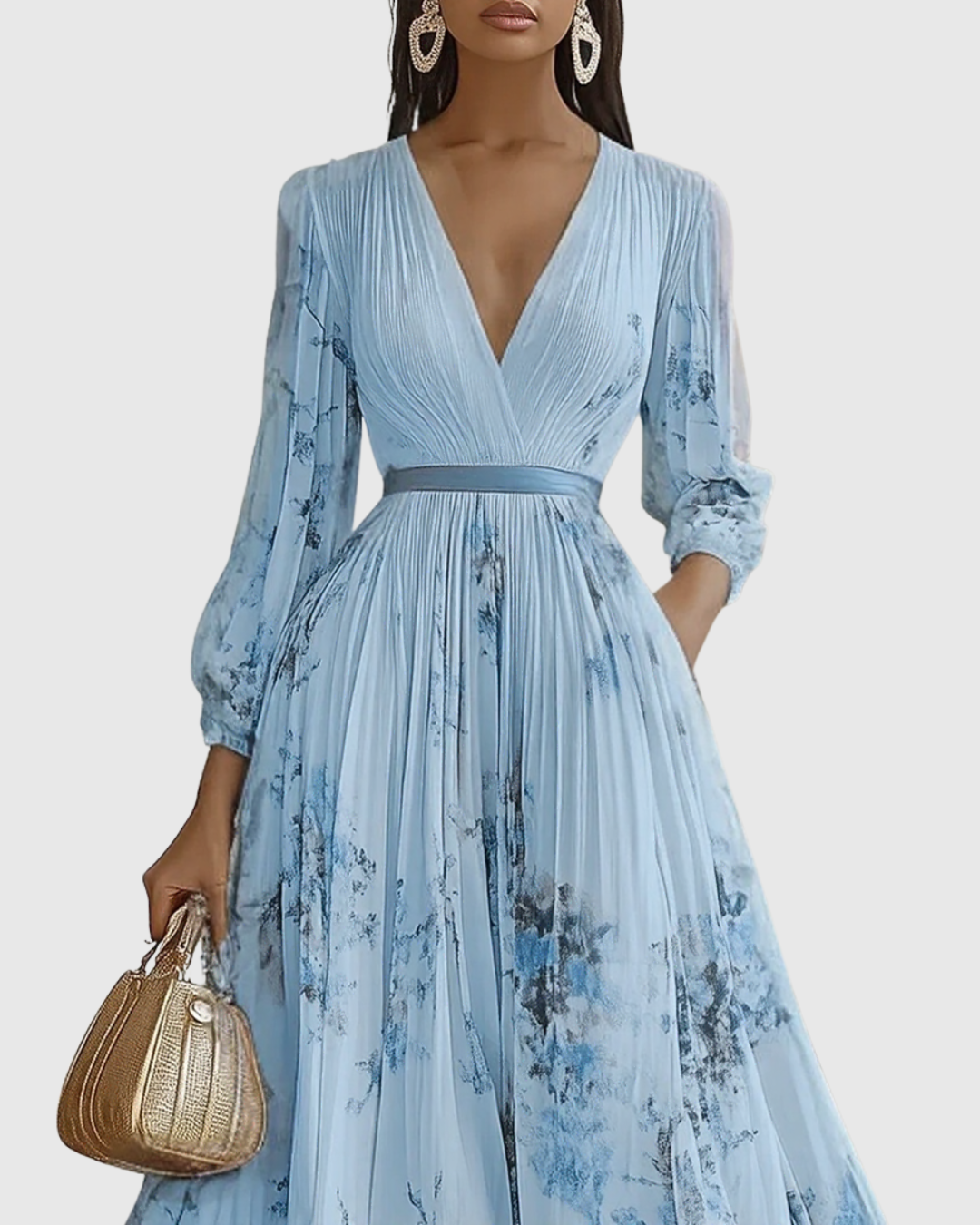 Women's Sleeveless A-Line Midi Dress