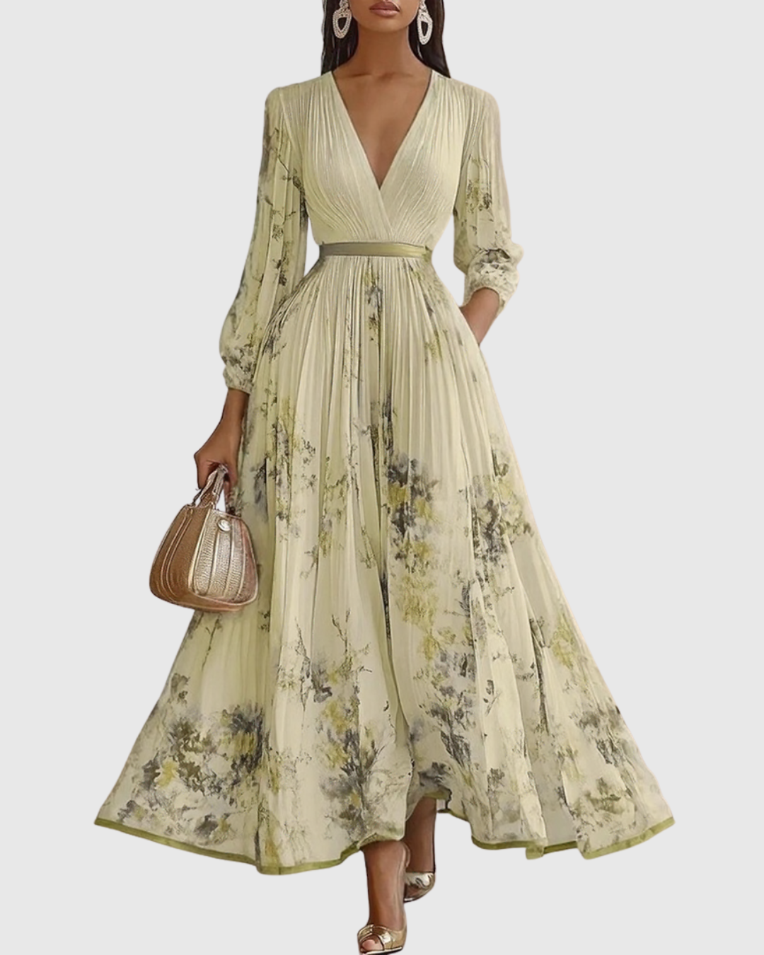 Women's Sleeveless A-Line Midi Dress