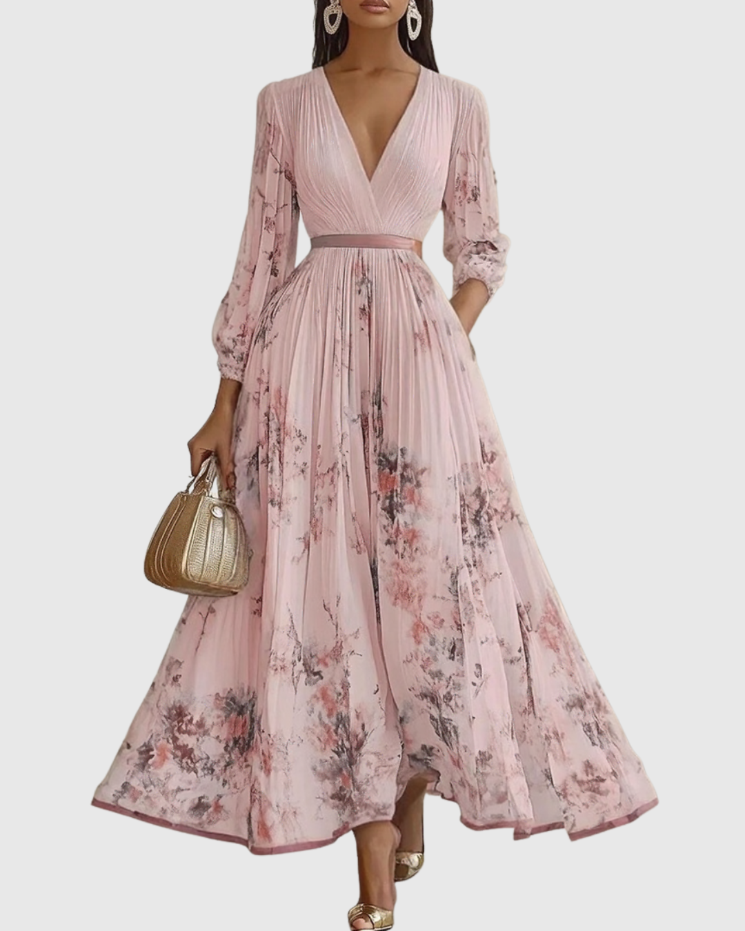 Women's Sleeveless A-Line Midi Dress