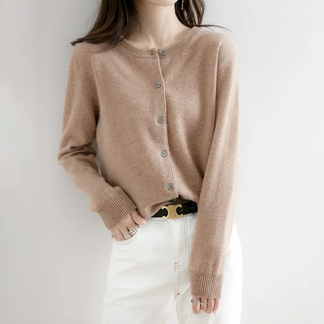 Women's Soft Button-Up Cardigan