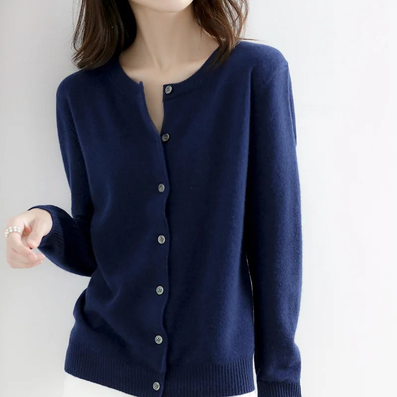 Women's Soft Button-Up Cardigan