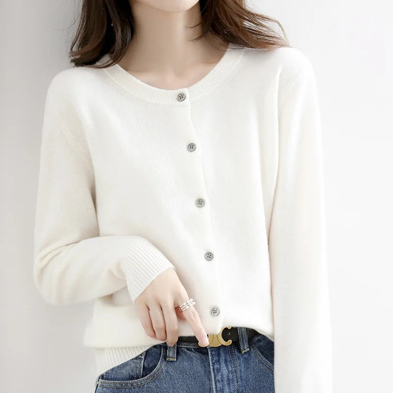 Women's Soft Button-Up Cardigan