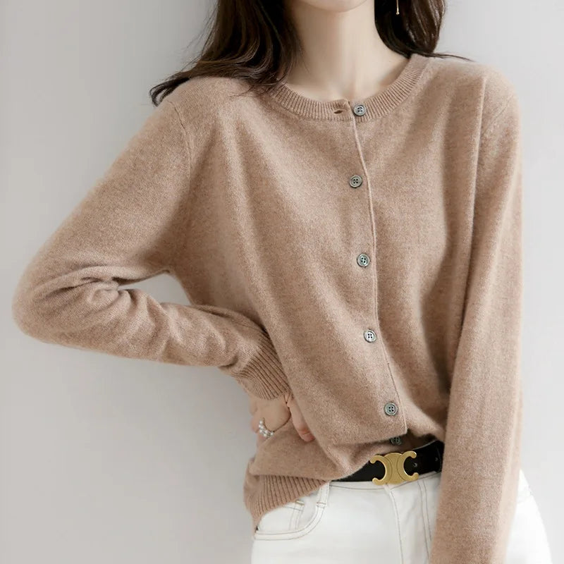 Women's Soft Button-Up Cardigan