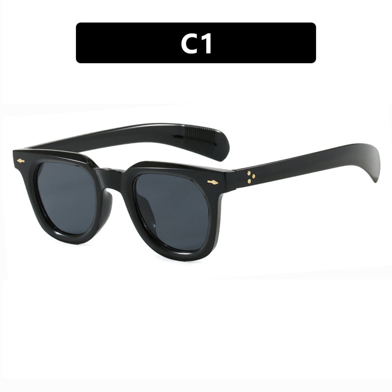Women's stylish sunglasses in trendy design with elegant frame