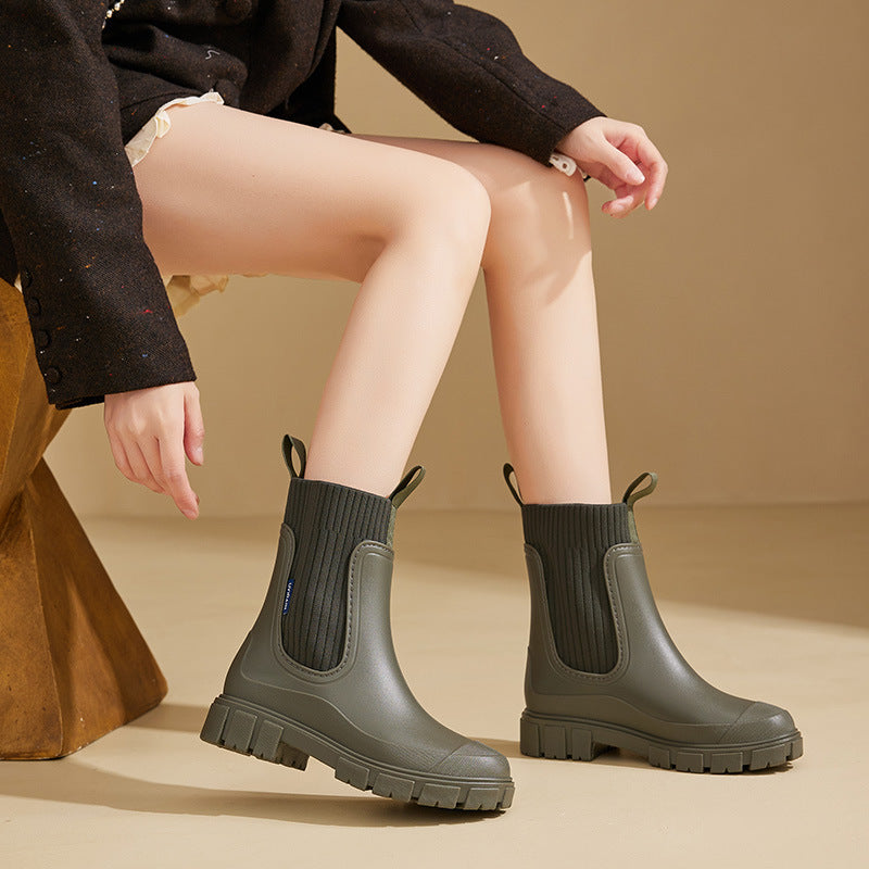 Women's Waterproof Boots with Anti-Slip Sole