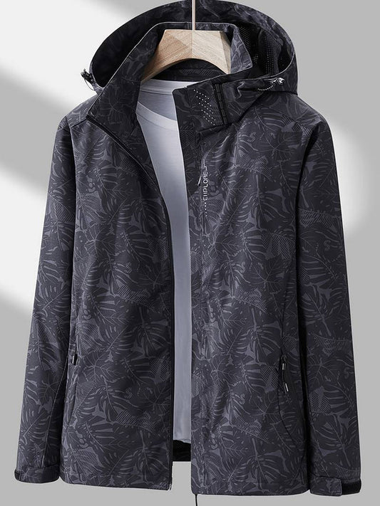 Women's Waterproof Windproof Hooded Jacket - Stylish & Lightweight