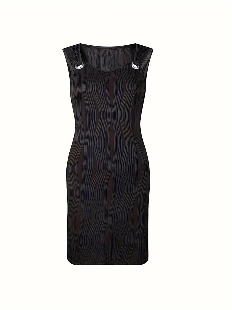 Women V-Neck A-Line Mini Dress