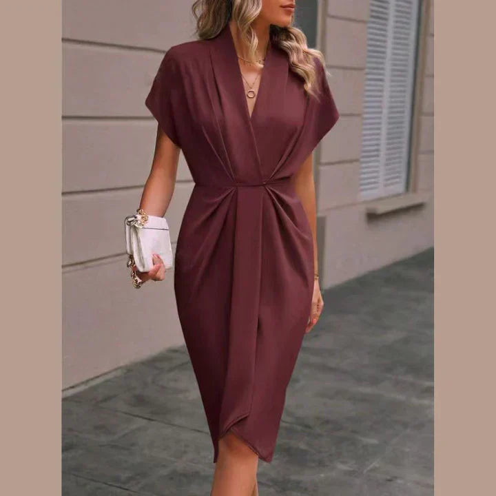 Women Wrap Dress - Elegant & Timeless Flattering