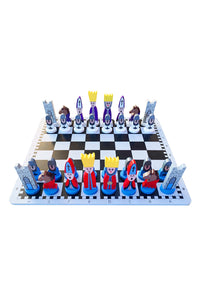 Wooden Chess Set for Kids with Educational Strategic Game