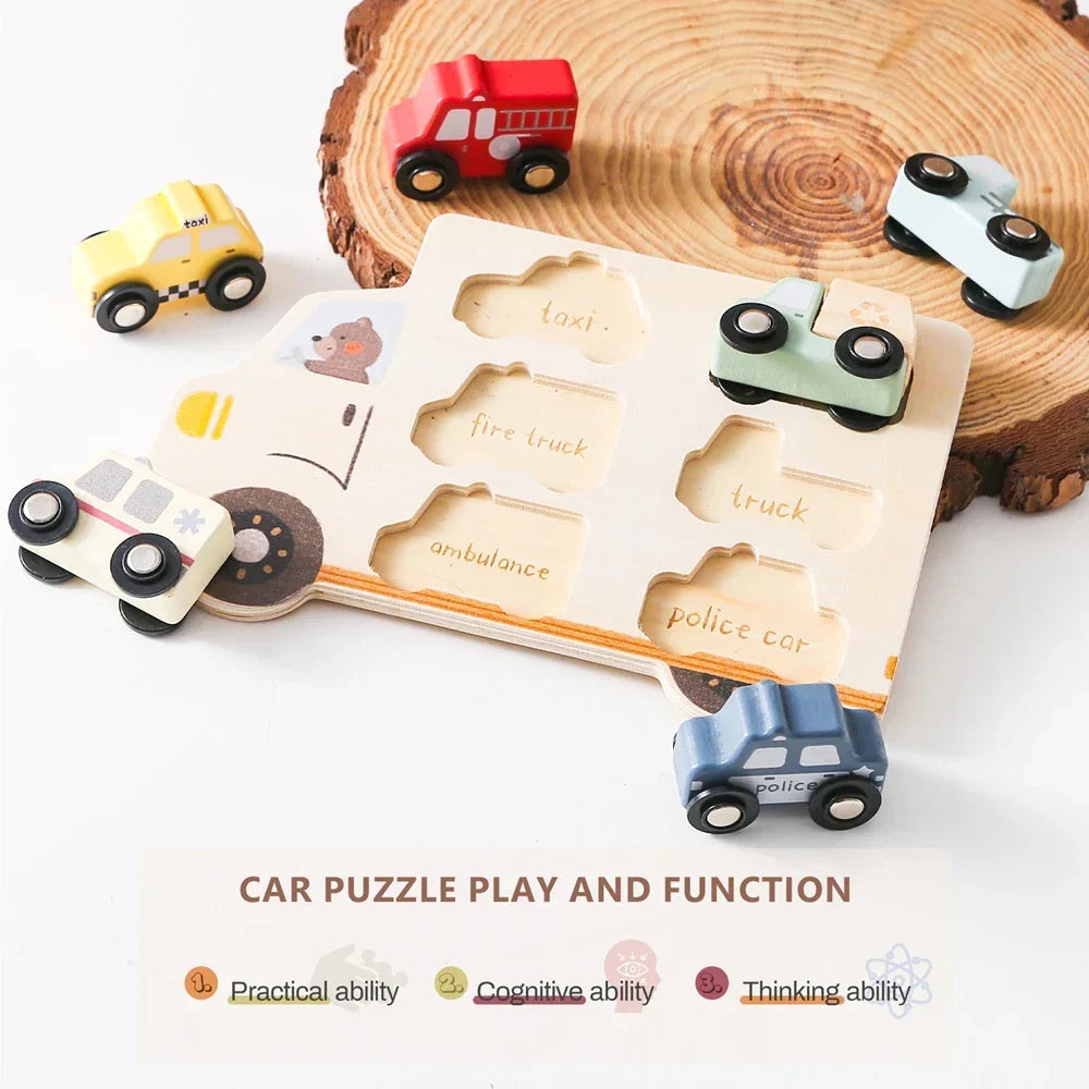 Wooden Montessori Preschool Puzzle Toy