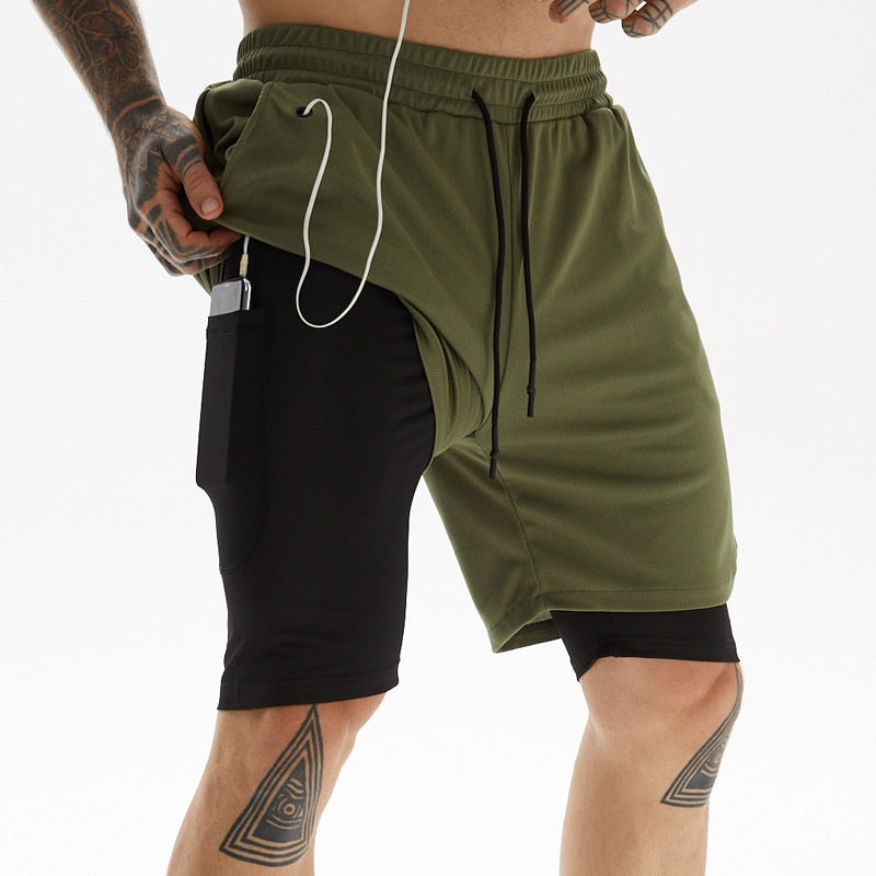 X-Fit Running Shorts | Incl. Phone Pocket & Slot for Shirt