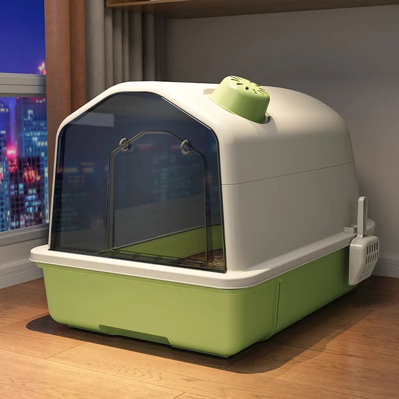 XL Cat Litter Box - Odorless Design - Large and Modern
