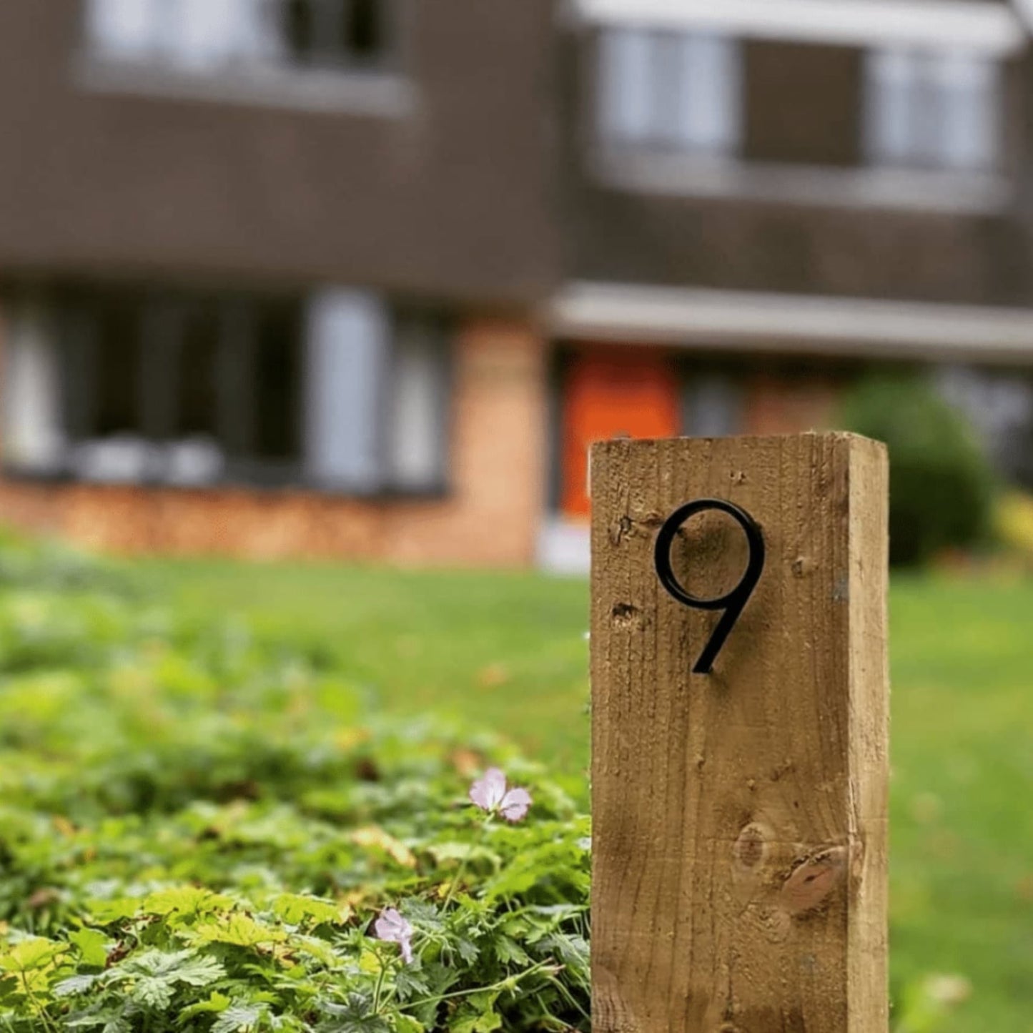 Zinc Alloy Modern Floating House Numbers & Letters - 5 Inch - Outdoor Wall Decor
