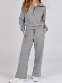 Zip & Relax Set - Comfortable Two-Piece Outfit