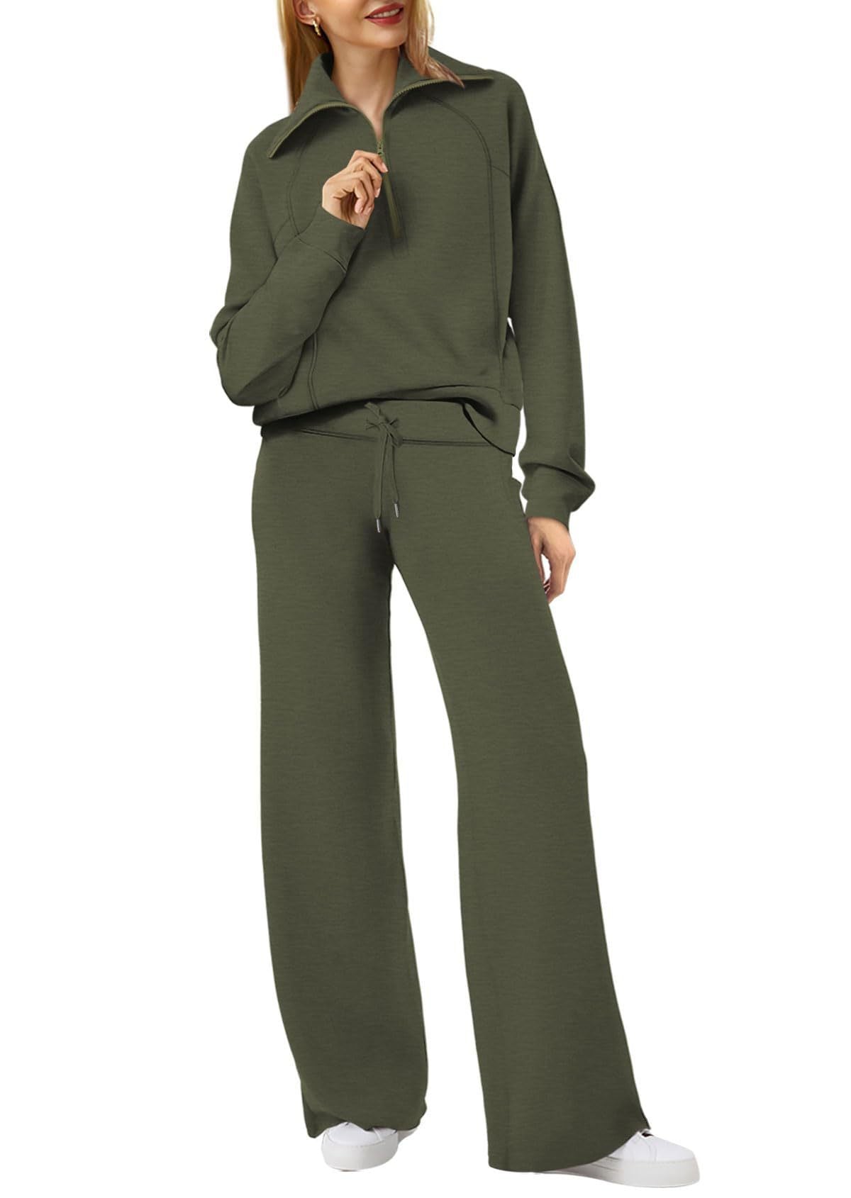 Zip & Relax Set - Comfortable Two-Piece Outfit