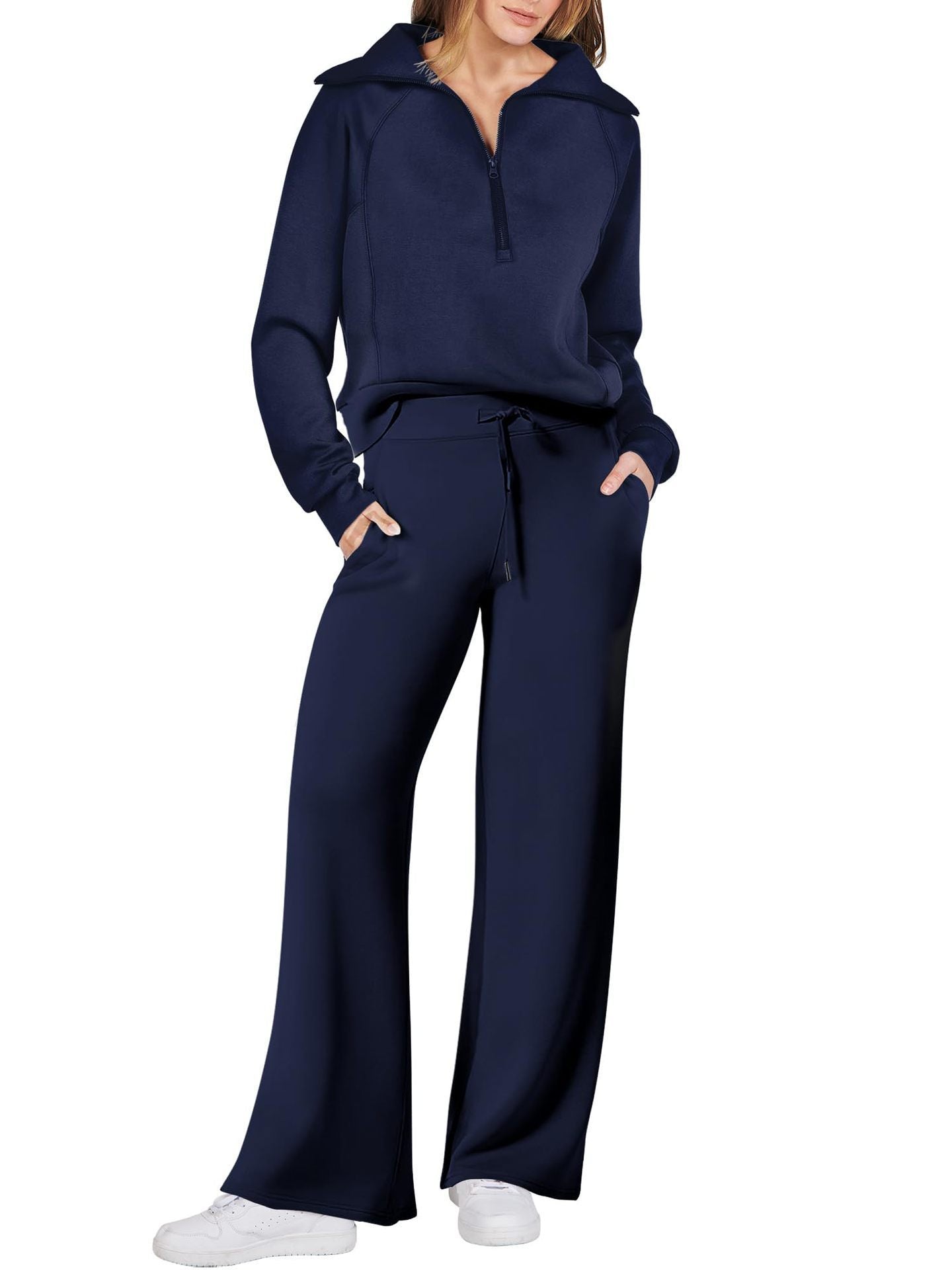 Zip & Relax Set - Comfortable Two-Piece Outfit